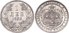Bulgaria 1 Lev 1923
KM# 35, N# 12346; Aluminium-bronze; Boris III; UNC, prooflike luster