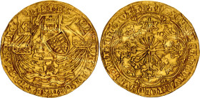 Great Britain 1 Ryal 1465 - 1466 (ND)
Sp# 1950, North# 1549, N# 52753; Gold 7.59 g.; Edward IV (1461-1470); London Mint; Mintmark: Sun; XF