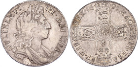 Great Britain 1/2 Crown 1697
KM# 491; Silver; William III; XF