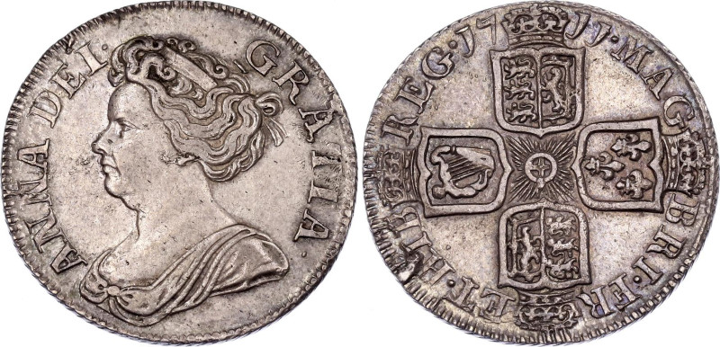 Great Britain 1 Shilling 1711
KM# 533, Sp# 3617/8, N# 13071; Silver; Anne (1707...