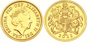 Great Britain 1 Sovereign 2022
N# 312715; Gold (.917) 7.98 g.; 70th Anniversary of accession of Queen Elizabeth II; Llantrisant Mint; AUNC-UNC