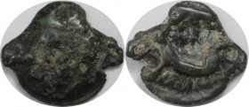 Keltische Münzen. GALLIA. Potin ca. 1. Jhdt. v. Chr., 3.51 g. 18.6 mm. Castelin, S.70 № 569ff. Schön-sehr schön