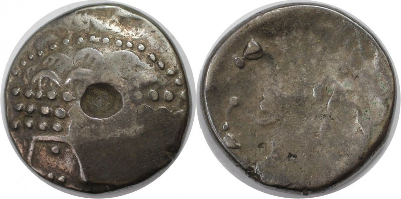 Keltische Münzen, NORICUM. Tetradrachme ca. 1. Jhdt v. Chr, Silber. 9,84 g. 23,1...
