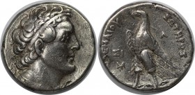 Griechische Münzen, AEGYPTUS. Ptolemy II. AR Tetradrachme 323-246 n. Chr, Kopf des Ptolemäus I nach rechts // Adlermotiv. Silber. 14.10 g. Svoronos 73...