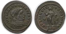 Römische Münzen, MÜNZEN DER RÖMISCHEN KAISERZEIT. Constantin d. Gr. 306-337 n. Chr. Follis (Trier), 23 mm. 3.49 g. Vs: IMP CONSTANTINVS AVG, gepanzert...
