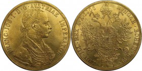 RDR – Habsburg – Österreich, KAISERREICH ÖSTERREICH. Franz Joseph (1848-1916). 4 Dukaten 1906, Wien, Gold. Fr: 487, Herinek: 61, Jaeger 345. Schön-seh...