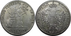 Altdeutsche Münzen und Medaillen, NÜRNBERG, STADT. Frieden von Hubertusburg - stehende Noris. Taler 1765, Silber. Schön 62. Sehr schön+