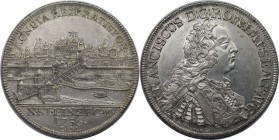 Altdeutsche Münzen und Medaillen, REGENSBURG, STADT. Konv.-Taler 1756, mit Titel von Franz I., Silber. 28,07 g. Dav. 2618, Beckenb. 7103, Slg. Bach (A...