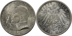 Deutsche Münzen und Medaillen ab 1871, REICHSSILBERMÜNZEN, Hessen. Ernst Ludwig (1892-1918). 2 Mark 1904 A, Jaeger 74. Stempelglanz. Kl.Kratzer und Fl...