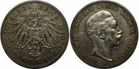 Deutsche Münzen und Medaillen ab 1871, REICHSSILBERMÜNZEN, Preußen, Wilhelm II (1888-1918). 5 Mark 1903 A, Silber. Jaeger 104. Sehr schön