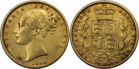 Europäische Münzen und Medaillen, Großbritannien / Vereinigtes Königreich / UK / United Kingdom. Victoria (1837-1901). Sovereign 1854, Gold. Sehr schö...
