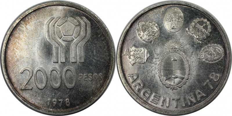 Weltmünzen und Medaillen, Argentinien / Argentina. Fußball-Weltmeisterschaft. 20...