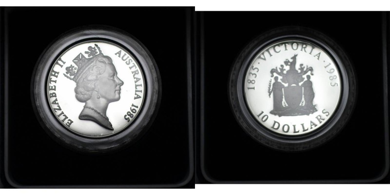 Weltmünzen und Medaillen, Australien / Australia. Elisabeth II. 10 Dollars 1985,...