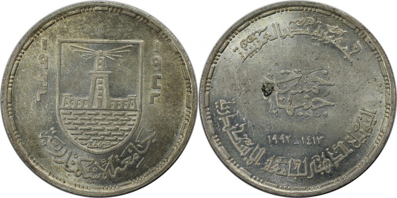 Weltmünzen und Medaillen, Ägypten / Egypt. 50 Jahre - Universität von Alexandria...