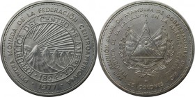 Weltmünzen und Medaillen, El Salvador. 18. Jährliche BID / IADB Governor's Assembly. 25 Colones 1977, Silber. 0.72 OZ. KM 151. Polierte Platte