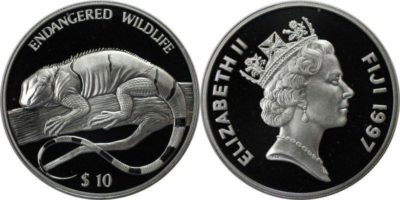 Weltmünzen und Medaillen, Fidschi / Fiji. 25. Jahrestag des World Wildlife Fund ...