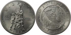 Weltmünzen und Medaillen, Vereinigte Staaten / USA / United States. XXVI. Olympiade in Atlanta 1996 - Basketballspieler. 1/2 Dollar 1995 S, Kupfer-Nic...
