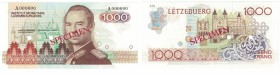 Banknoten, Luxemburg. 100 Francs 1985. "SPECIMEN" Pick 59s. UNC