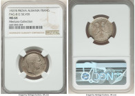 Zog I silver Prova Frang Ar 1927-R MS64 NGC, Rome mint, KM-PrA25, Pag-812 (R3). A pleasing specimen and one who we've encountered quite infrequently, ...