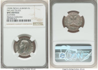 Italian Occupation. Vittorio Emanuele III silver Prova 5 Lek 1939-R UNC Details (Cleaned) NGC, Rome mint, KM-Pr62, Pag-407 (R4), Gig-P2 (R4). A quick ...