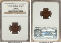 Italian Republic. Napoleon copper Proof Pattern Denaro Anno II (1803)-M PR64 Brown NGC, Milan mint, KM-Pn1, Pag-446 (R3). A promising Milanese Pattern...