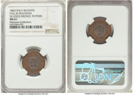 Vittorio Emanuele II bimetallic silver & bronze Pattern 40 Centesimi 1860 MS61 NGC, Bologna mint, KM-Unl., Pag-42 (R3). Another wholly entrancing expe...