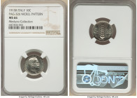 Vittorio Emanuele III nickel Pattern 10 Centesimi 1915-R MS66 NGC, Rome mint, KM-Unl., Pag-326 (R2). A most coveted tier of preservation from this eve...