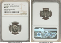 Vittorio Emanuele III nickel Pattern 10 Centesimi 1915-R MS65 NGC, Rome mint, KM-Unl., Pag-326 (R2). A glistening survivor bestowed an appreciable Gem...