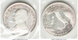 Republic silver Proof Prova "Guglielmo Marconi Birth Centennial" 500 Lire 1974, Rome mint, Gig-P7. A pleasing commemorative Prova issue struck to cele...