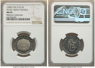 Republic copper-nickel Prova Tecnica (500 Lire) ND (1982) MS65 NGC, PP-561. By Eugenio Driutti. Produced as a technical proof of minting. ISTITUTO POL...