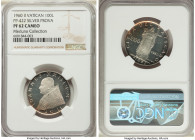 John XXIII silver Proof Prova 100 Lire 1960 PR62 Cameo NGC, Rome mint, KM-Pr54, PP422. Mintage: 100. Of impeccable quality in the rendering of John XX...