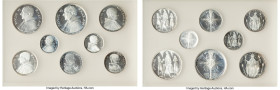 Paul VI 8-Piece Uncertified Proof Prova Set Anno VI (1968), Rome mint, KM-PrS18, Gig-298 (R3). Mintage: 100. An especially scarce set comprised of the...