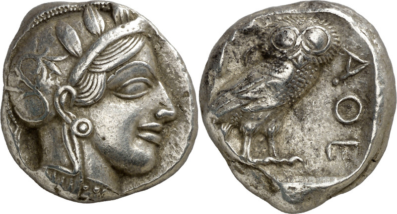 (454-404 a.C.). Ática. Atenas. Tetradracma. (S. 2526) (CNG. IV, 1597). 17,17 g. ...