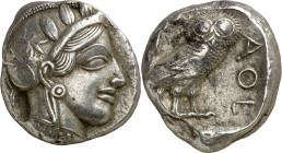 (454-404 a.C.). Ática. Atenas. Tetradracma. (S. 2526) (CNG. IV, 1597). 17,17 g. MBC+.