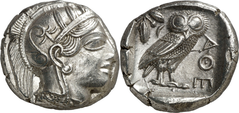 (454-404 a.C.). Atica. Atenas. Tetradracma. (S. 2526) (CNG. IV, 1597). 17,18 g. ...