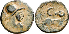 (s. II-III d.C.). Palmyrene. Palmira. AE 10. (S.GIC. falta). 0,50 g. MBC-.