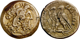 Egipto Ptolemaico. Ptolomeo VI, Filometor (180-145 a.C.). AE 33. (S. 7900). 32,70 g. MBC+.