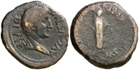 Cartagonova (Cartagena). Octavio Augusto. Semis. (FAB. 593) (ACIP. 3141). Escasa. 6,90 g. MBC/BC.