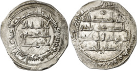 Emirato Independiente. AH 229. Abderrahman II. Al Andalus. Dirhem. (V. 187) (Fro. 3). 2,62 g. EBC-.