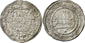 Califato. AH 339. Abderrahman III. Medina Azzahra. Dirhem. (V. 419) (Fro. 24). 2,27 g. MBC.
