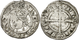 Comtat de Provença. Jaume I (1213-1276). Provença. Ral coronat. (Cru.V.S. 174) (Cru.Occitània 100) (Cru.C.G. 2125). Corona doble. Escasa. 0,65 g. MBC/...