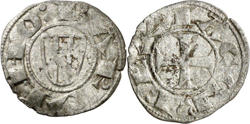 Jaume I (1213-1276). Barcelona. Diner de doblenc. (Cru.V.S. 304) (Cru.C.G. 2118)...