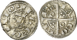 Jaume I (1213-1276). Barcelona. Diner de tern. (Cru.V.S. 308.1) (Cru.C.G. 2120a). Vellón rico. Escasa así. 0,95 g. EBC-.