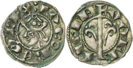 Jaume I (1213-1276). València. Diner. (Cru.V.S. 316 var) (Cru.C.G. 2130). Tercera emisión. 0,85 g. MBC+.