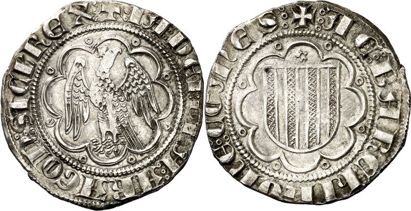 Jaume II (1291-1327). Sicília. Pirral. (Cru.V.S. 353) (Cru.C.G. 2171) (MIR.179)....
