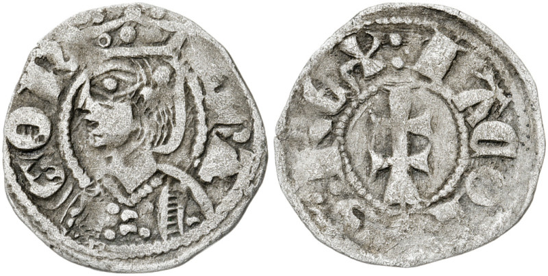 Jaume II (1291-1327). Zaragoza. Óbolo jaqués. (Cru.V.S. 365) (Cru.C.G. 2183). 0,...