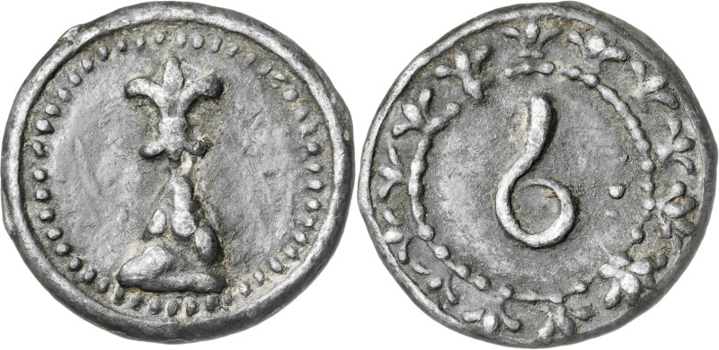 Montuiri. Plom. (Cru.L. 2414). Escaso. 3,19 g. MBC.