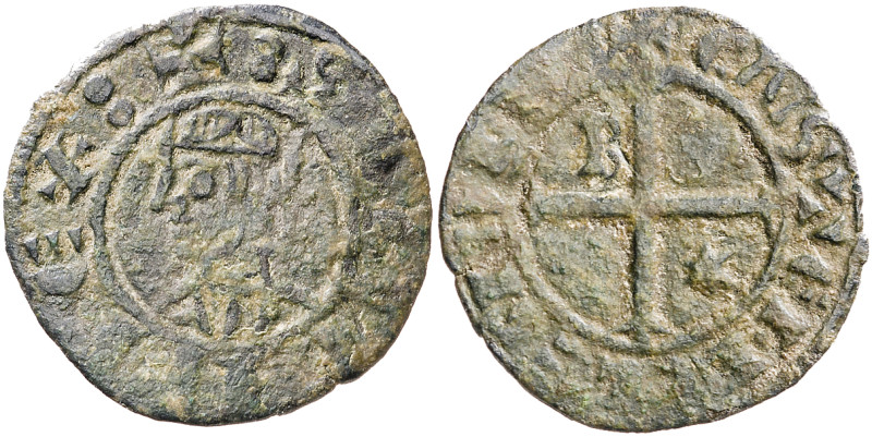 Sancho IV (1284-1295). Burgos. Meaja coronada. (AB. 308, como seisén). 0,68 g. M...