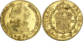 1787. Carlos III. Madrid. DV. 1 escudo. (AC. 1370). 3,38 g. MBC-/MBC.