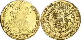 1788. Carlos III. Madrid. M. 4 escudos. (AC. 1795). 13,43 g. MBC/MBC+.